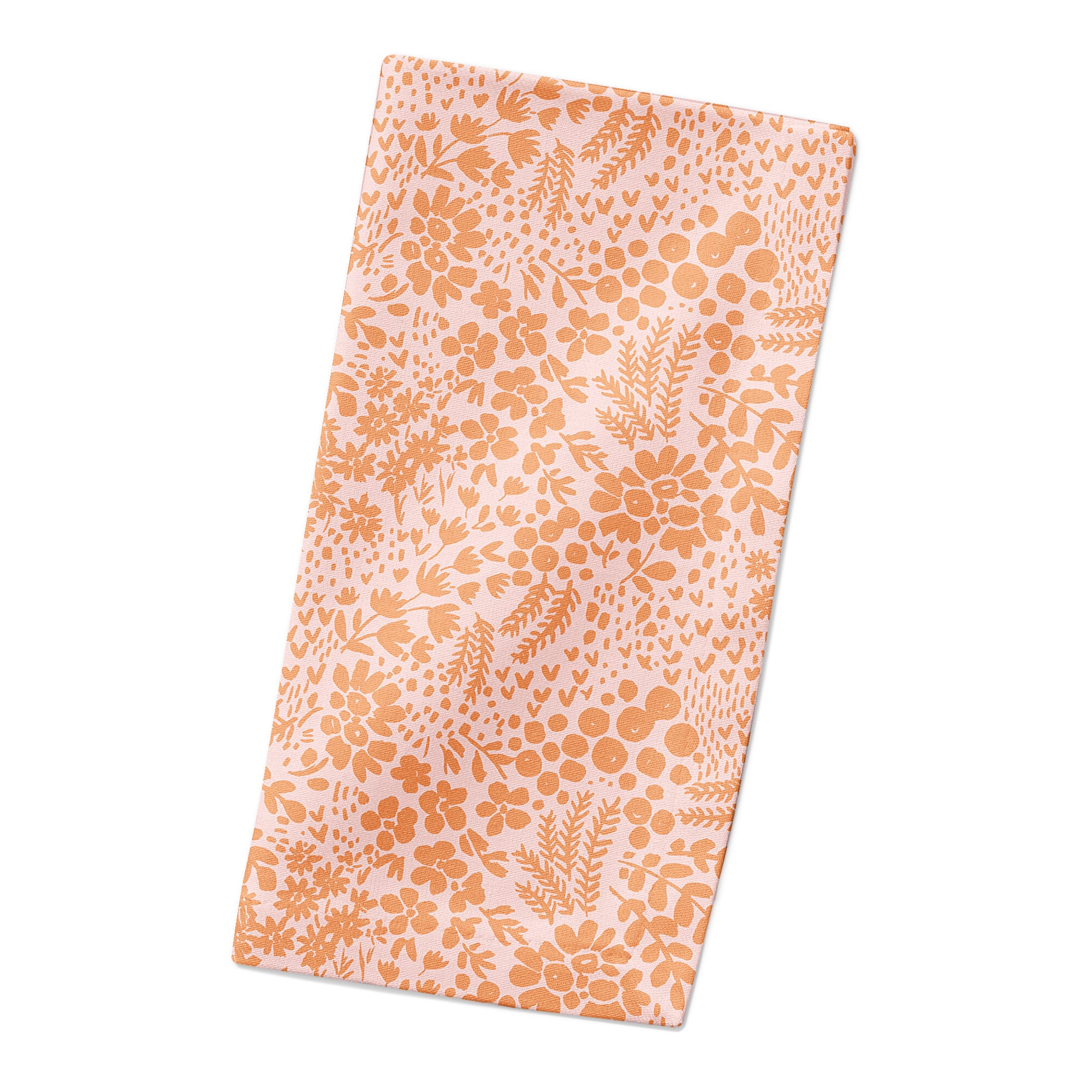 Dainty Floral Cotton Twill Napkin